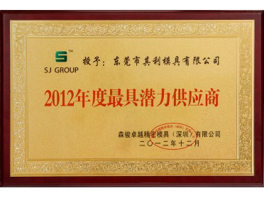 2012年度最具潛力供應商